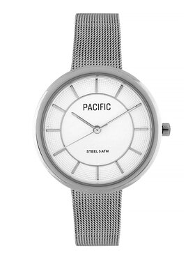 Pacific Pacific Zegarek Pacific-PC00409 Srebrny