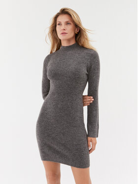 Guess Guess Плетена рокля W3BK0U Z3B50 Сив Slim Fit