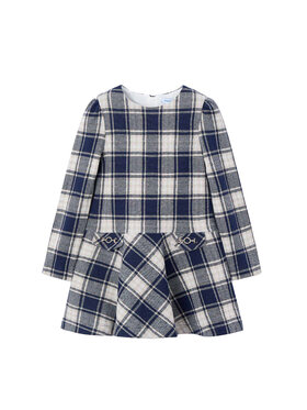 Mayoral Mayoral Плетена рокля 4921 Сив Regular Fit