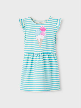 NAME IT NAME IT Рокля 13213945 Зелен Regular Fit