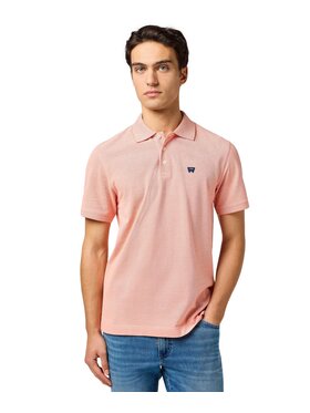 Wrangler Wrangler Polo 112362832 Pomarańczowy Regular Fit