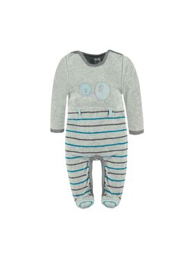 Kanz Kanz Komplet body i śpiochy 1645277-8140 Szary Basic Fit