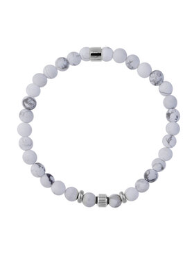 Manoki manoki Bransoletka BA1003SW Biały
