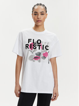 ONLY ONLY Tricou Pixie 15316702 Alb Regular Fit