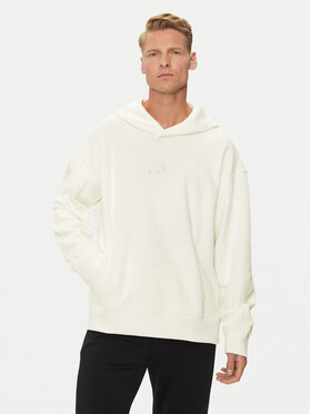 adidas adidas Majica dugih rukava Elevated ALL SZN Terry Loop IY6577 Bijela Loose Fit