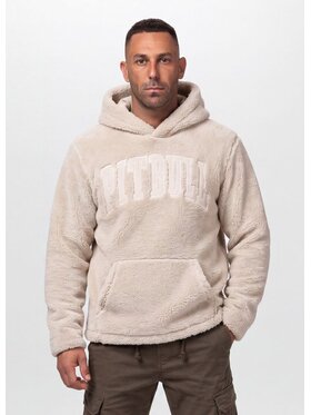 PITBULL PITBULL Bluza ARAGON NORTON Beżowy Regular Fit