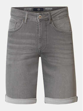 Petrol Industries Petrol Industries Pantaloni scurți de blugi M-1040-SHO001 Gri Slim Fit