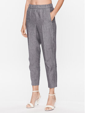 Peserico Peserico Medžiaginės kelnės P04072 Pilka Regular Fit