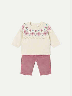 Mayoral Mayoral Completo pullover e pantaloni di tessuto 2519 Rosa Regular Fit