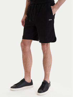BOSS BOSS Pantaloni scurți sport Member 50558883 Negru Relaxed Fit