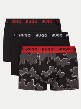 HUGO HUGO Set 3 perechi de boxeri 50532550 Negru