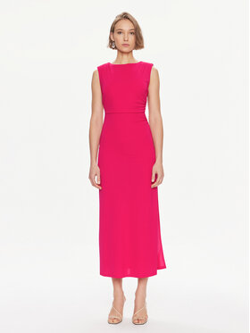 TWINSET TWINSET Коктейлна рокля 241TE2057 Розов Regular Fit