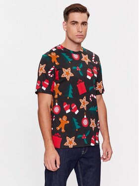 Jack&Jones Jack&Jones T-Shirt 12246604 Czarny Standard Fit