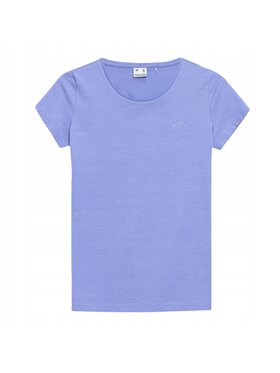4F 4F T-Shirt TTSHF580 Niebieski Comfortable Fit