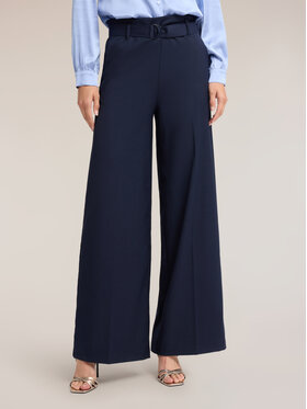 Motivi Motivi Pantaloni di tessuto P04EQ004801N034 Blu Over Fit