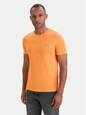 Tommy Jeans Tommy Jeans T-särk DM0DM20363 Oranž Slim Fit