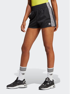 adidas adidas Szorty sportowe 3-Stripes IB7426 Czarny Regular Fit