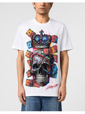 PHILIPP PLEIN PHILIPP PLEIN Tričko 31099 Biela Regular Fit