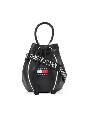 Tommy Jeans Tommy Jeans Borsetta Tjw Heritage Bucket Bag AW0AW15437 Nero