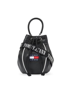 Tommy Jeans Tommy Jeans Torbica Tjw Heritage Bucket Bag AW0AW15437 Crna