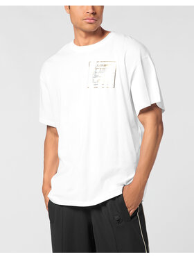 Plein Sport Plein Sport T-Shirt 24075 Biały Regular Fit