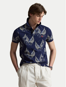Polo Ralph Lauren Polo Ralph Lauren Polo 710B18828001 Blu scuro Custom Slim Fit