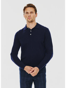 Pako Lorente Pako Lorente Sweter P24WP-2X-002 Granatowy Classic Fit