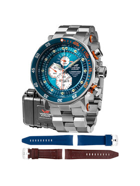 Vostok Europe Vostok Europe Zegarek YM86-620A636B Srebrny