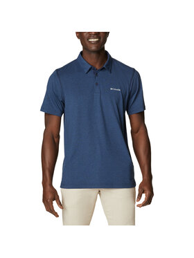 Columbia Columbia Polo Columbia Tech Trail Polo Shirt Granatowy Regular Fit