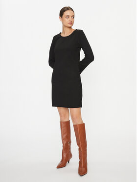 Vila Vila Kleid für den Alltag Armerone 14086118 Schwarz Regular Fit