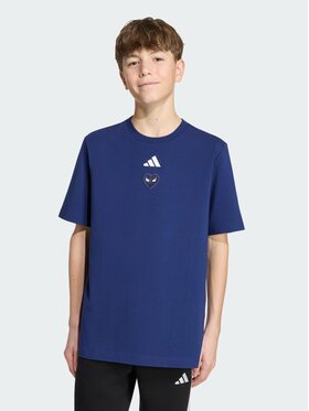 adidas adidas Koszulka techniczna 164612 Granatowy Loose Fit