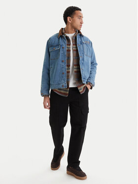 RVCA RVCA Jeans jakna Post Dayshift 23A213506 Modra Regular Fit