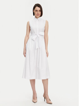 Silvian Heach Silvian Heach Rochie tip cămașă GPP25450VE Alb Regular Fit