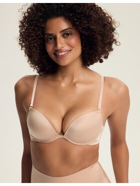 Esotiq Esotiq Biustonosz push-up 43939 Beżowy