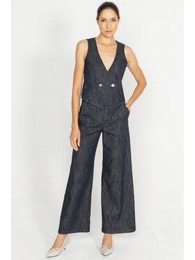 Deni Cler Milano Deni Cler Milano Jeansy W-DC-5277-D5-K1-58-1 Granatowy Loose Leg