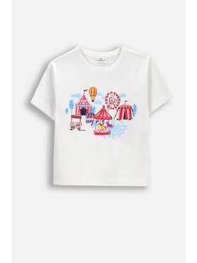 Coccodrillo Coccodrillo T-Shirt WC6143203QGK-001 Biały Regular Fit