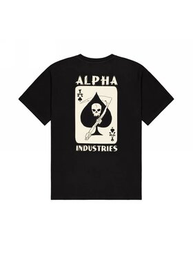 Alpha Industries Alpha Industries T-Shirt AI.268509 Czarny Regular Fit