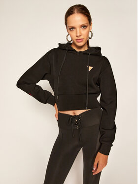 Guess Guess Μπλούζα Mini W0BQ09 K7UW2 Μαύρο Regular Fit
