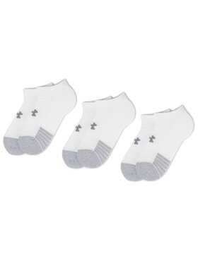 Under Armour Under Armour Șosete scurte Heatgear No Show Sock 1346755-100 Alb
