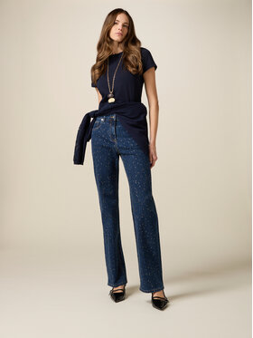 Oltre Oltre Jeansy P459R108891N034 Niebieski Regular Fit