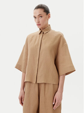 Max Mara Max Mara Cămașă Mirano 2516111028 Bej Relaxed Fit