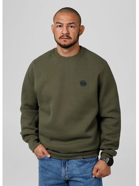PITBULL PITBULL Bluza Bluza męska Small Logo M Zielony Regular Fit