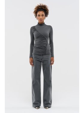 BENU BENU Bluzka AW25 Szary Regular Fit