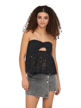 ONLY ONLY Top onlaurora tube top Nero Regular Fit