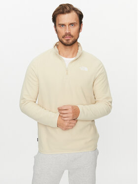 The North Face The North Face Flis M 100 Glacier 1/4 Zip - EuNF0A855W3X41 Écru Regular Fit