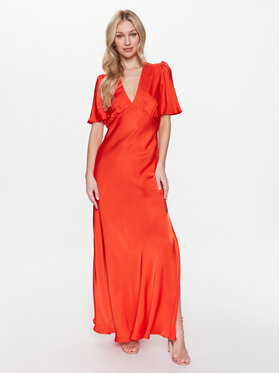 TWINSET TWINSET Vakarinė suknelė 231TT2062 Oranžinė Regular Fit