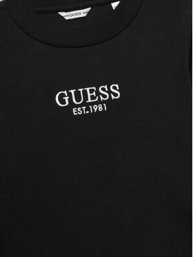 Guess Bluza J4YI49 KBZP4 Črna Regular Fit