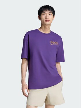 adidas adidas T-Shirt 170357 Fioletowy Loose Fit