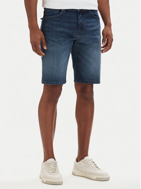 BOSS BOSS Pantaloni scurți de blugi Re.Maine 50559917 Albastru Regular Fit