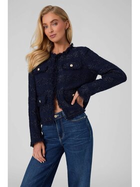Guess Guess Bunda pro přechodné období 184246 Modrá Classic Fit